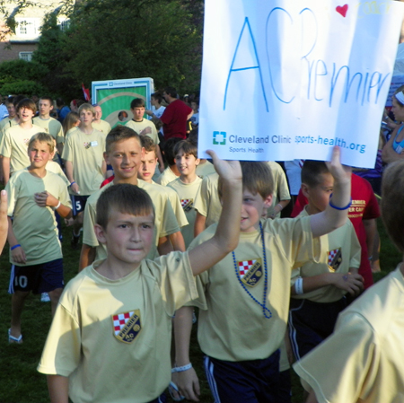 Young athletes at the 2011 Continental Cup