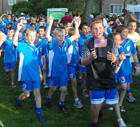 Young athletes at the 2011 Continental Cup