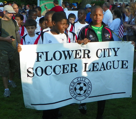 Young athletes at the 2011 Continental Cup