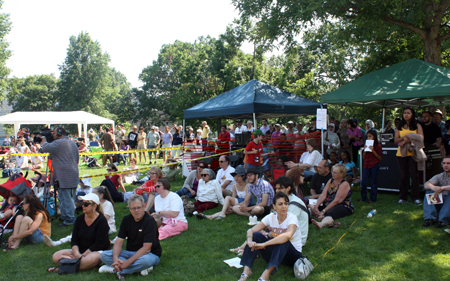 Cleveland International Folk Festival crowd