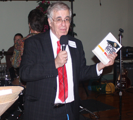 Joe Meissner with his book