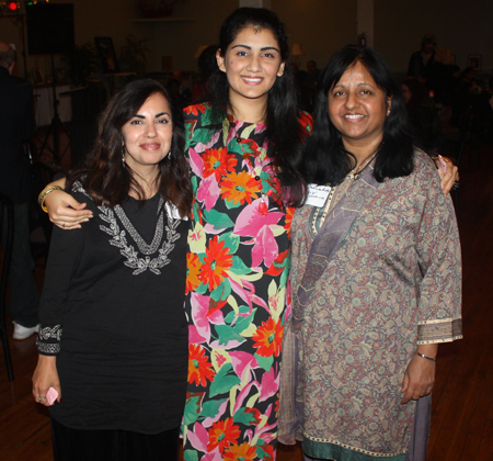 Sujata Burgess, Arooj Ashraff and Radhika Reddy