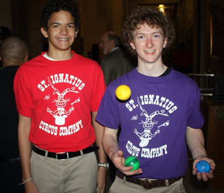 Jugglers from St Ignatius HS