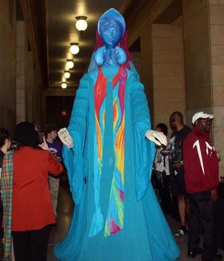 20' tall Parade the Circle character