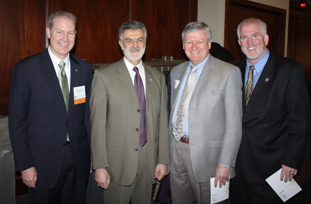 Dan Walsh, Mayor Frank Jackson, Robert Smith and Martin Sweeney