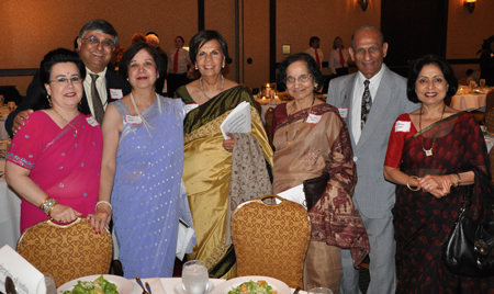 FICA Group - Kathy and Anjan Ghose, Mona Alag, Dr. Gita Gidwani, Dr. Jaya Shah, Ramesh Shah and Nesha Jain
