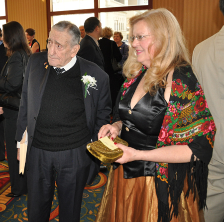 Sam Miller and Austrian Ambassador Renate Jakupca