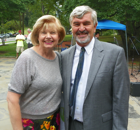 Lithuanian Consul Ingrida Bublys and Cultural Garden Federation President Paul Burik