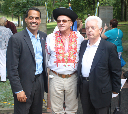 Councilman Jeff Johnson, George Terbrack and Ken Kovach