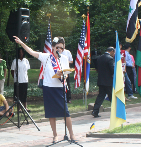 Cleveland Cultural Garden Executive Secretary Mary Hamlin