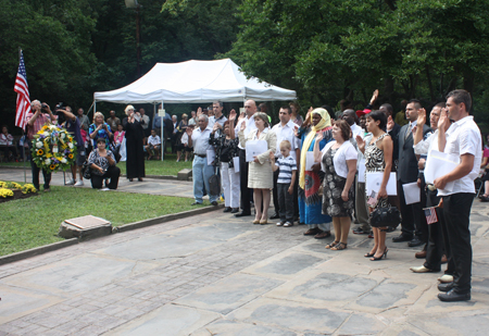 New US Citizens from 11 different countries