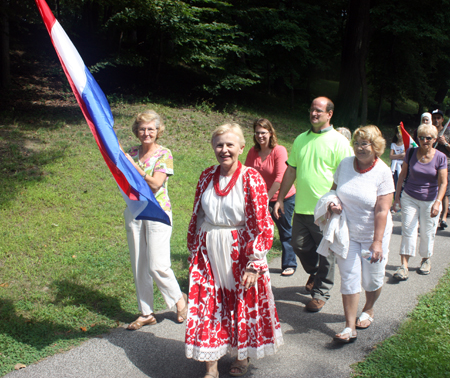 Croatian marchers