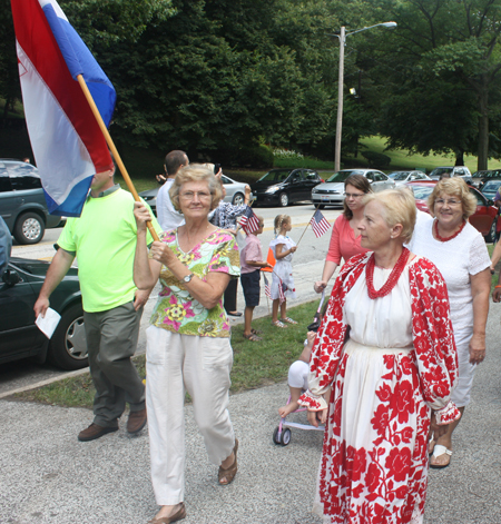 Croatian marchers