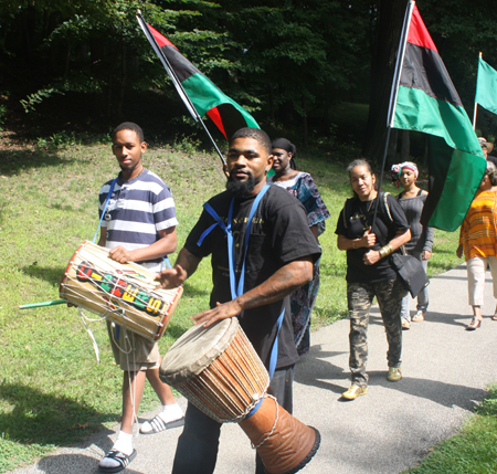 Drums at One World Day Parade