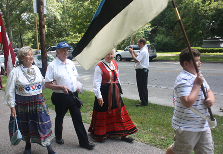 Estonian marchers
