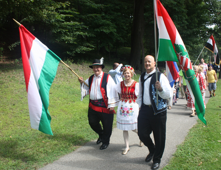 Hungarian marchers