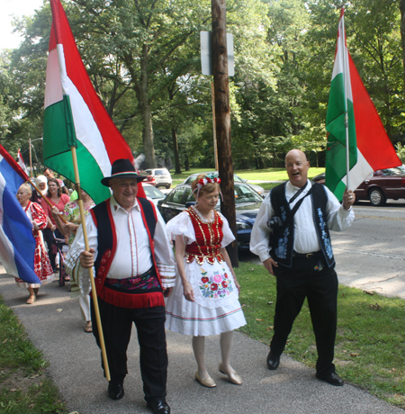 Hungarian marchers