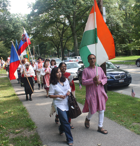 Indian marchers in One World Day Parade