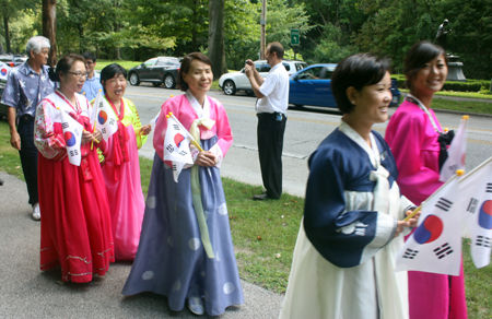 Korean marchers