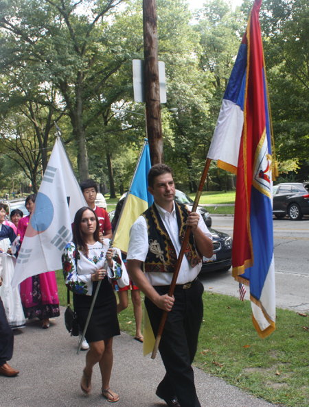 Lex Machaskee with Serbian Flag