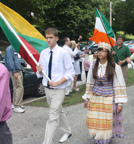 Lithuanian marchers