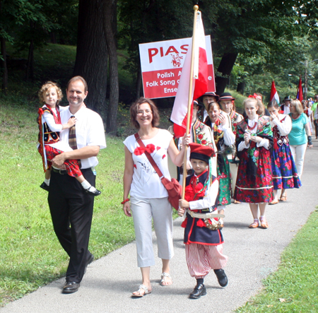 Polish marchers and PIAST performers