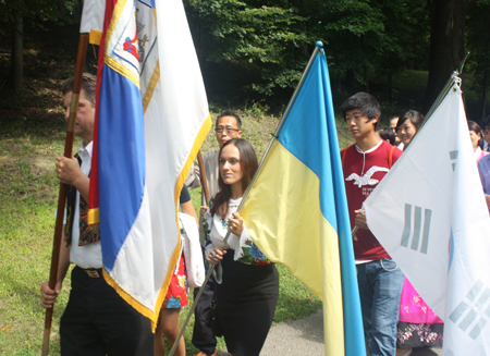 Ukrainian marcher