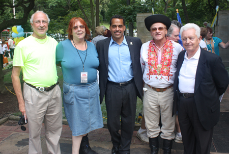 Rich Crepage, Debbie Hanson, Jeff Johnson, George Terbrack and Ken Kovach