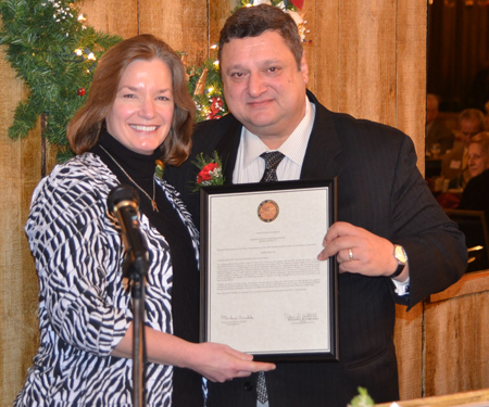 State Rep Marlene Anielski and Pierre Bejjani