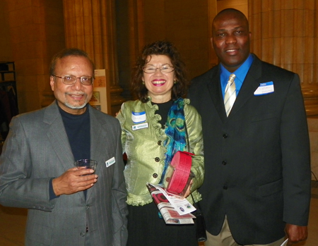 Asim Datta, Laura Fruscella and Rufus Dakortney