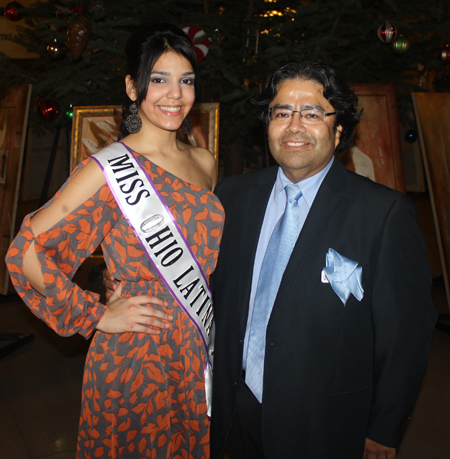 Miss Ohio Latina Tatiana Figueroa and Ed Romero