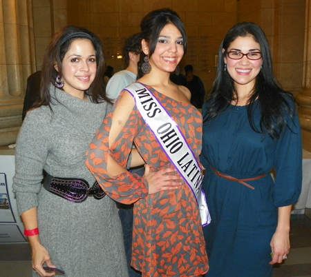 Miss Ohio Latina Yasin Cuevas with Project Model aids