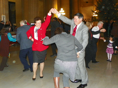 Russian folk dances at Cleveland City Hall