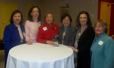 Judy Wong, Shelley Roth, Jerry Sue Thornton, Margaret Wong, Peggy Zone Fisher and Gloria Moosman