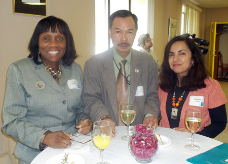 Yvonne Pointer, Le Nguyen and Sujata Burgess