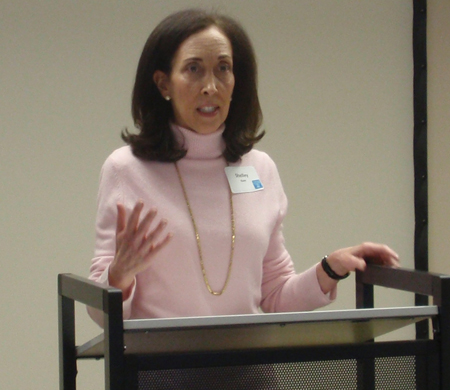 Shelley Roth, President of Pierre's Ice Cream Company and Chairperson of the Cuyahoga Community College Foundation