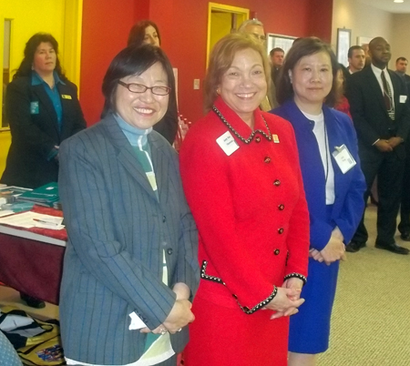 Margaret Wong, Jerry Sue Thornton and Judy Wong