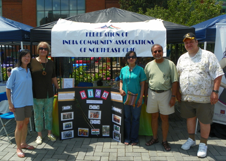 Federation of Indian Community Associations (FICA) booth