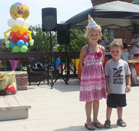 Kids at Cleveland Birthday party