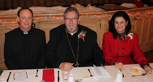 Father Joseph Callahan, Rev John Loejos and Dona Brady