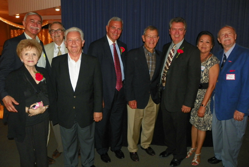 Members of the Cleveland International Hall of Fame in attendance