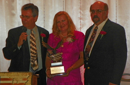 Judge Rocky Perk and Renate and David Jakupca