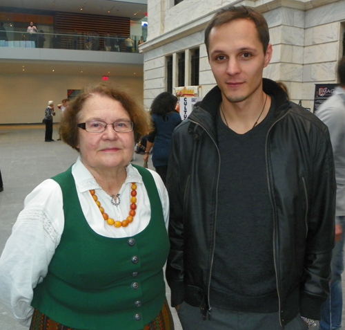 Anda Cook and Andreas Maskanceus visiting from Latvia