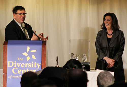 Councilman Joe Cimperman and Peggy Zone Fisher, The Diversity Center President & CEO