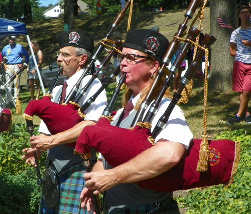 Pipers from The Irish American East Side Pipe Band