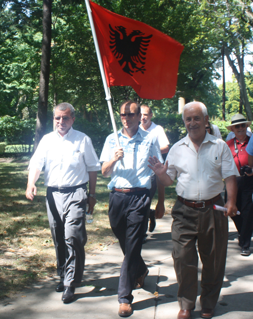 Albanian Cultural Garden in Parade of Flags