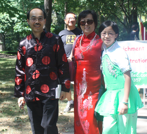 Chinese Cultural Garden in Parade of Flags