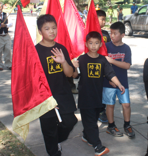 Chinese Cultural Garden in Parade of Flags