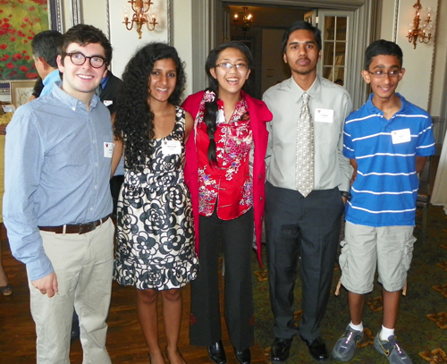 Gabe Gordon, Shivangi  Bhatia, Demi Zhang, Prateek Singh and Sahil Jain