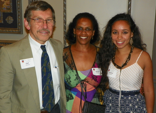 Carl, Senait and Ainslee Robson